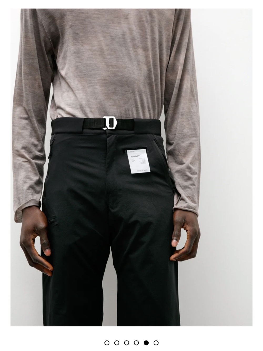 SATISFY PEACESHELL SOLOTEX PANTS BLACK SMALL MENS - Picture 11 of 15